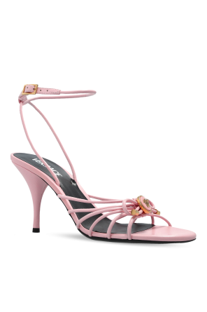 Versace Leather heeled sandals