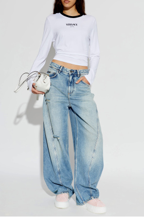 Versace Sportschuhe mit Plateau