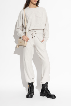 Versace Leather knee-high boots