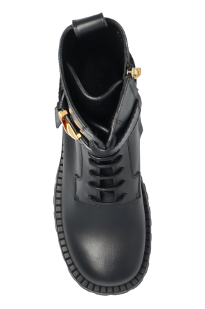 Versace Leather knee-high boots