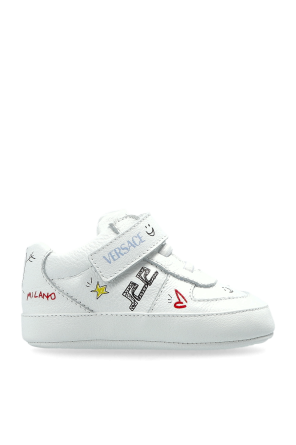 Skórzane buty z nadrukiem