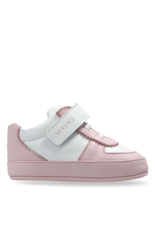 Leather baby shoes od Versace Kids