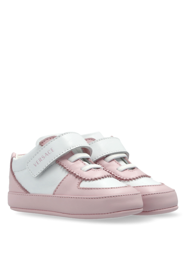 Versace Kids Leather baby shoes