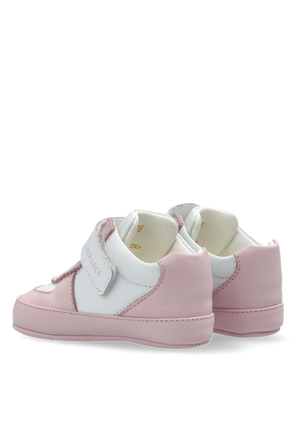 Versace Kids Leather baby shoes