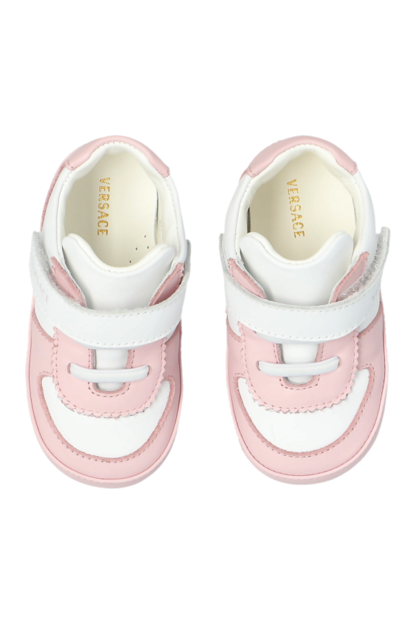Versace Kids Leather baby shoes