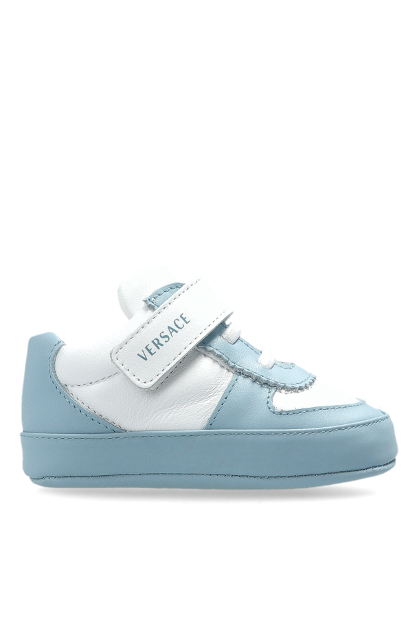 Leather baby shoes od Versace Kids