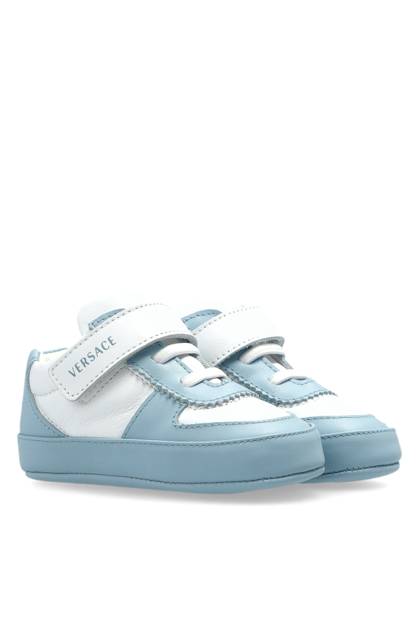 Versace Kids Leather baby shoes