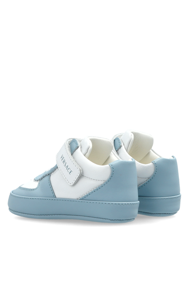 Versace Kids Leather baby shoes