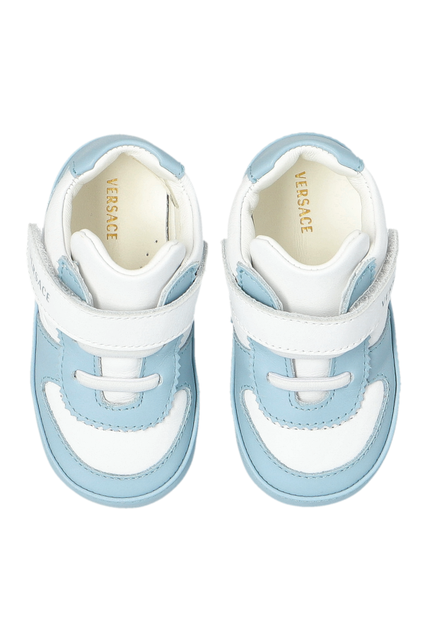 Versace Kids Leather baby shoes