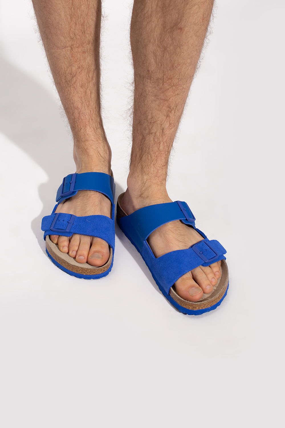 Birkenstock ‘Arizona Split’ leather slides