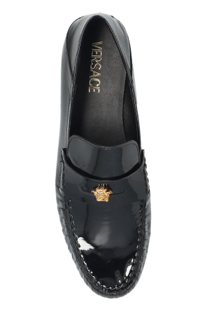 Versace Leather loafers with Medusa head