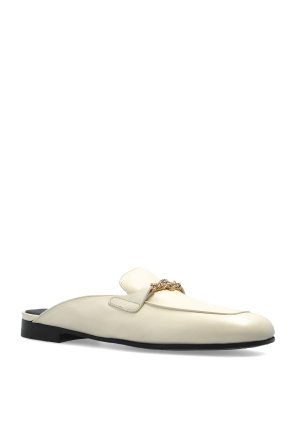 Versace Leather shoes with Medusa head