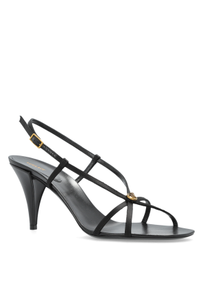 Versace Satin high-heeled sandals `Valentina`