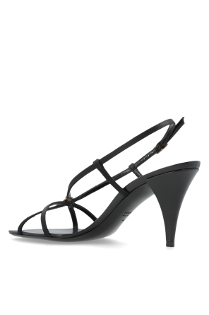 Versace Satin high-heeled sandals `Valentina`