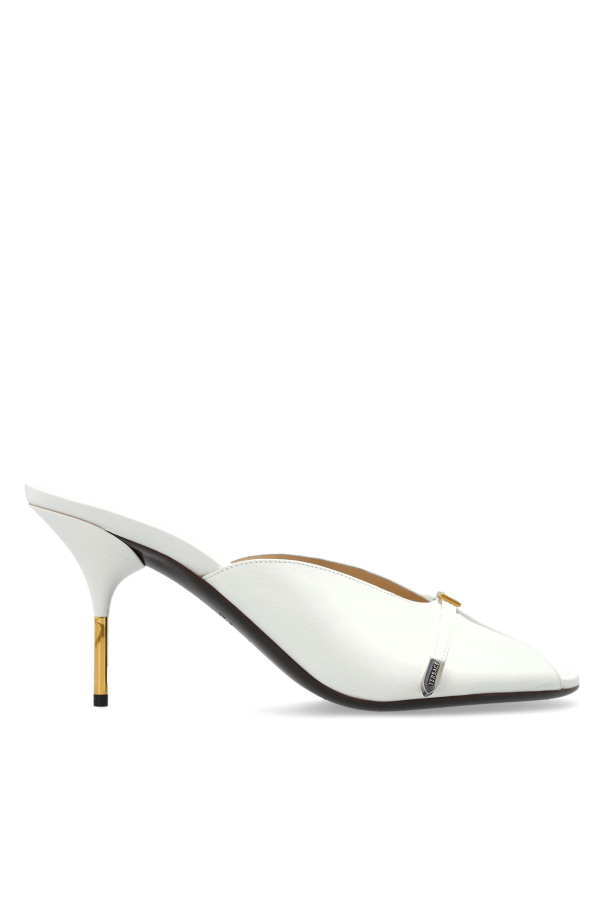 Leather heeled mules ‘Nyx’ od Versace