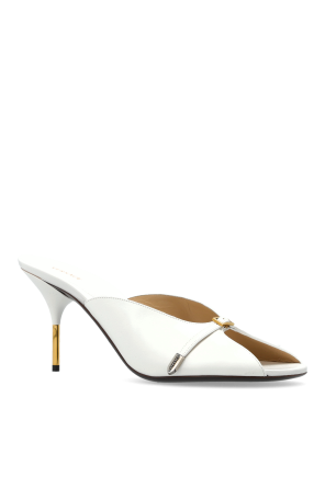 Versace Sandalias de cuero de tacón ‘Nyx’