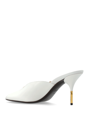 Versace Sandalias de cuero de tacón ‘Nyx’