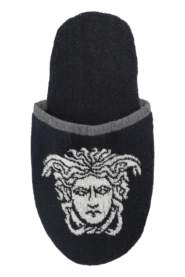 Versace Home Bawełniana klapki z głową Meduzy