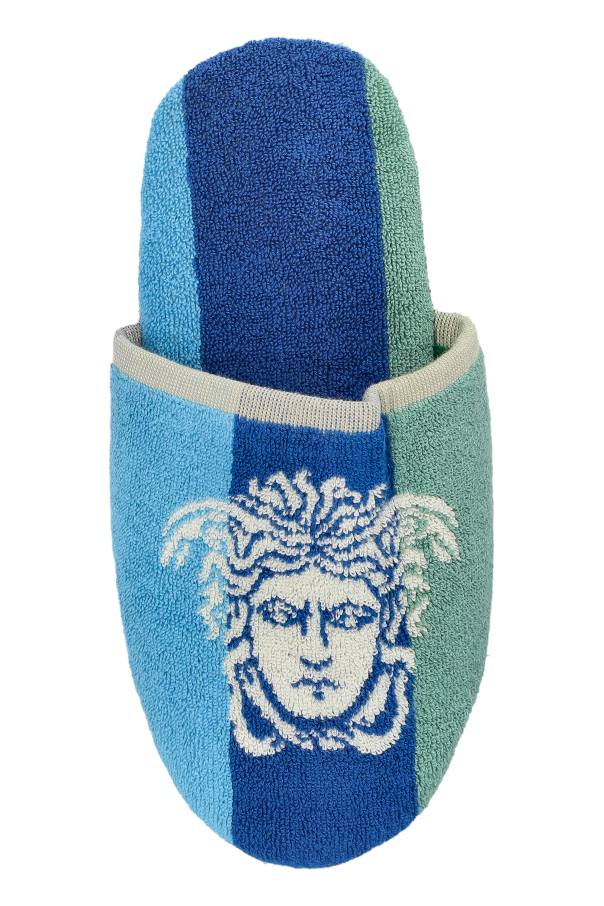 Versace Home Cotton terry slippers