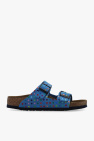 Birkenstock Kids BLUE ‘Arizona Rivet’ slides