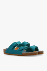 Birkenstock Kids BLUE ‘Arizona’ slides