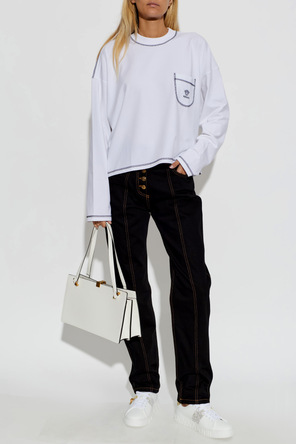 Versace Sapatos desportivos com aplicações