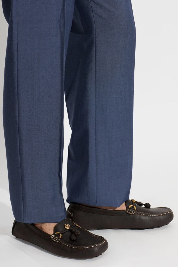 Versace Leather moccasins "Robin"