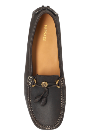 Versace Leather moccasins "Robin"