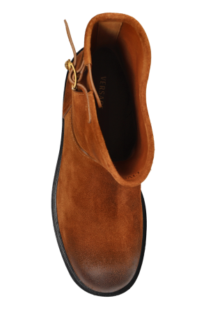 Versace Botins de camurça