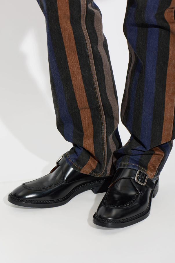 Versace Sapatos de couro