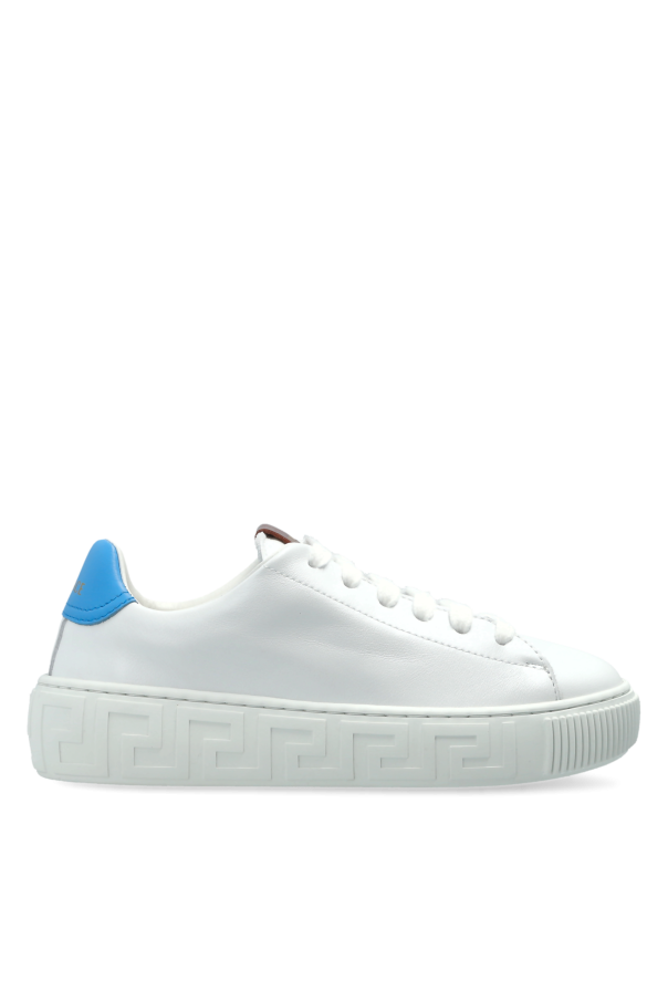Leather sports shoes od Versace Kids