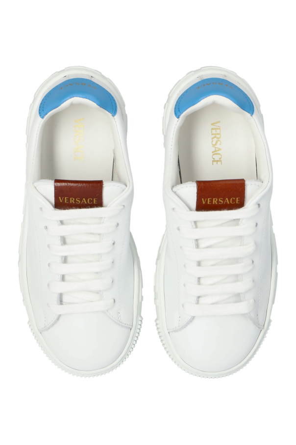 Versace Kids Leather sports shoes