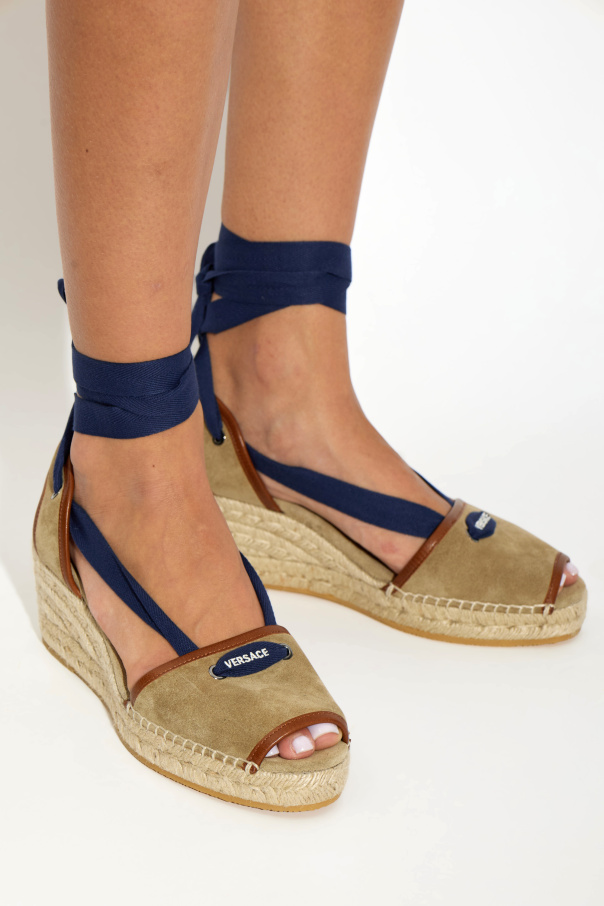 Versace ‘Lola’ wedge sandals