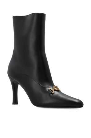 Versace Ghete din piele cu toc `Marisa`