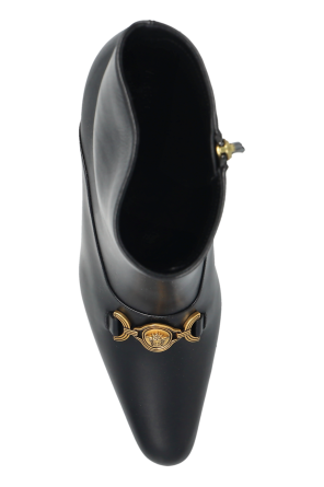 Versace Ghete din piele cu toc `Marisa`