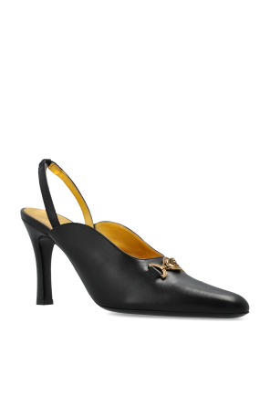 Versace Sapatos de salto alto com logótipo