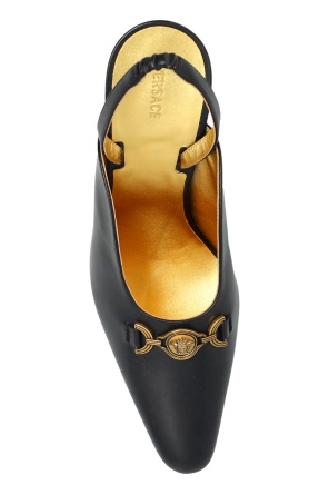 Versace Sapatos de salto alto com logótipo