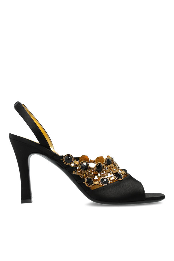 Heeled mules od Versace