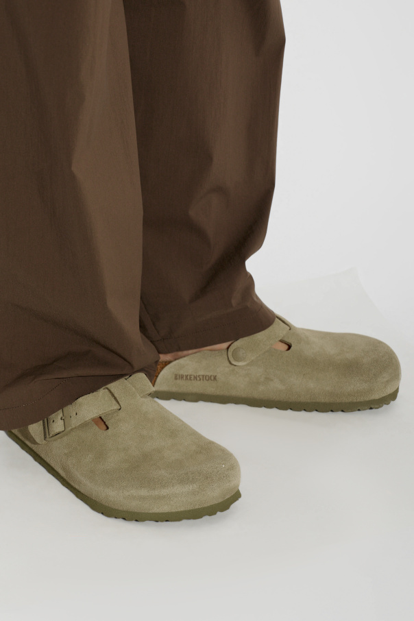 Birkenstock Zamszowe klapki `Boston BS`