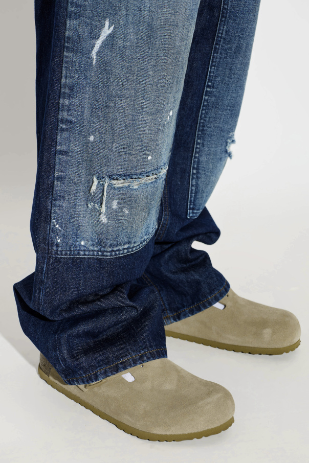 Birkenstock Zamszowe klapki `Boston BS`