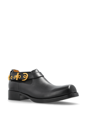 Versace Leather ankle boots