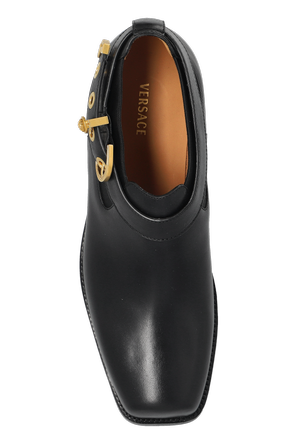 Versace Leather ankle boots