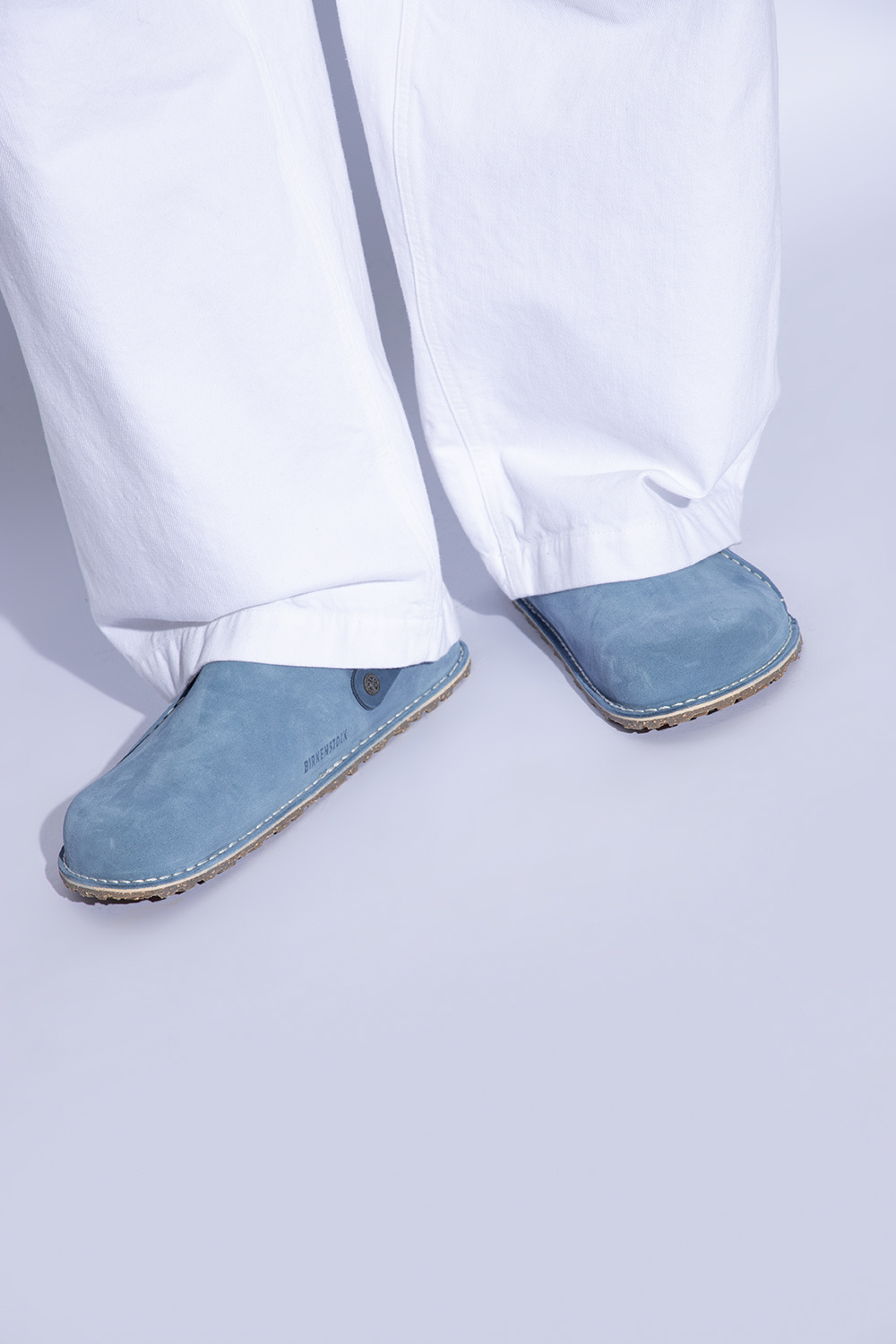 Birkenstock ‘Lutry Premium’ suede slides