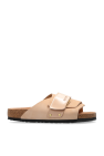 Birkenstock beige ‘Kyoto’ slides