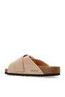 Birkenstock beige ‘Kyoto’ slides
