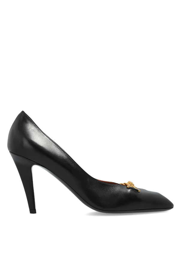 Versace Skórzane buty na obcasie ‘Clelia’