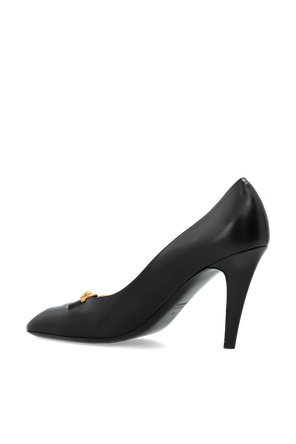 Versace Skórzane buty na obcasie ‘Clelia’