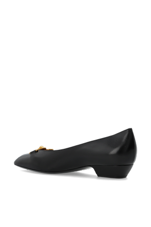 Versace Heeled ballet flats
