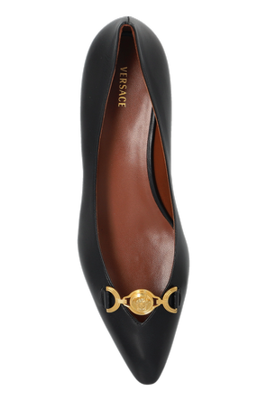Versace Heeled ballet flats