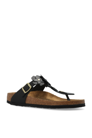 Birkenstock Zehentrenner „Gizeh Flower Embellishment“